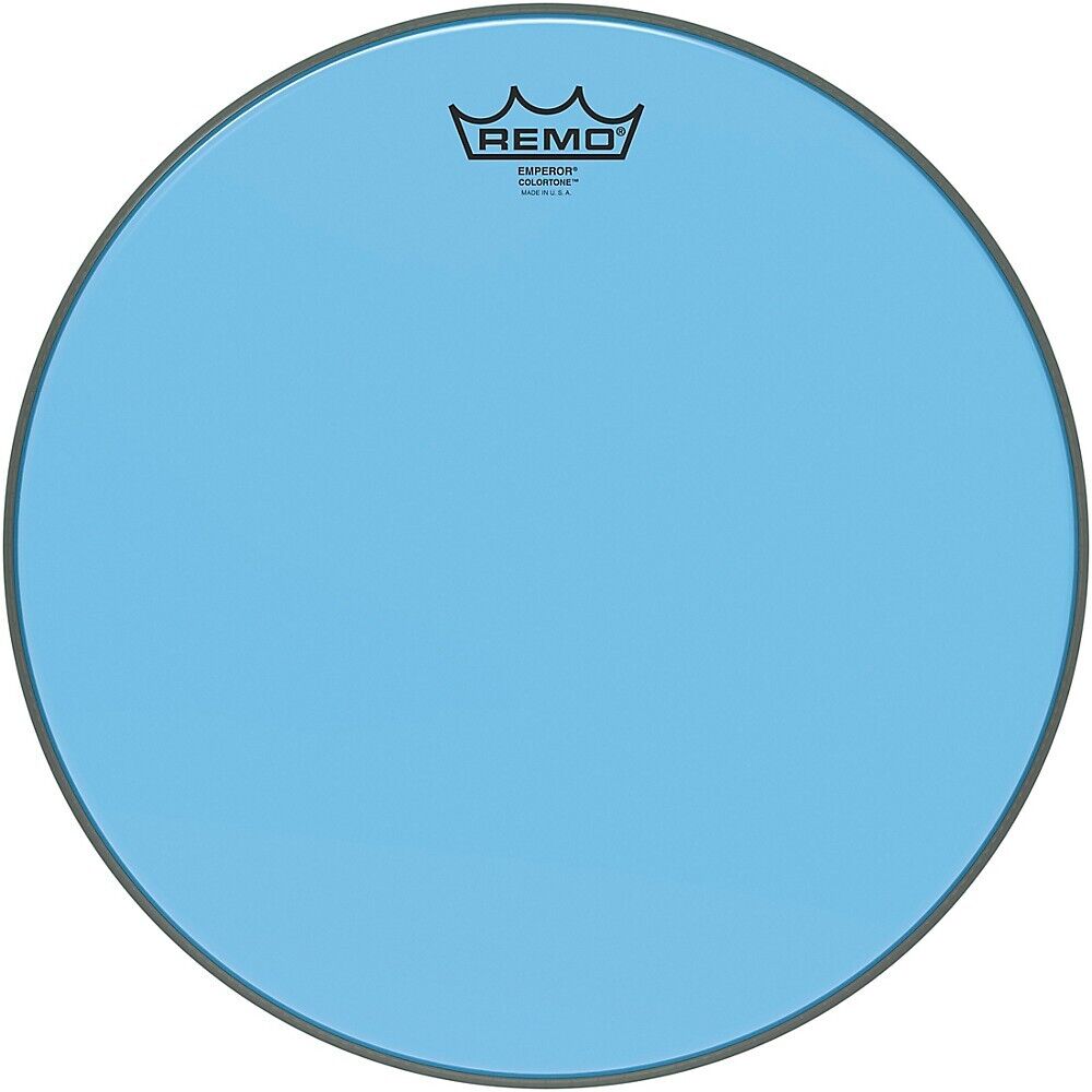 Remo Emperor Colortone Blue Drum Head 14 In.