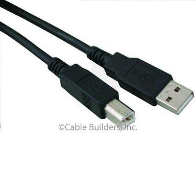 Usb Printer Cable 6ft 2.0 Cord Type A Male To B Male 6 Ft A-b For Epson Hp Dell