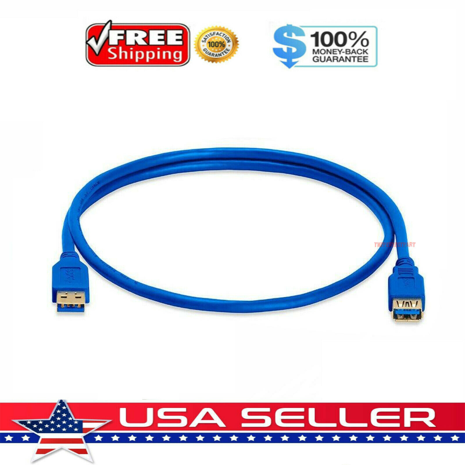 3ft (3 Feet) Usb 3.0 Superspeed Male A To Female A Extension Cable Cord M/f Usb3