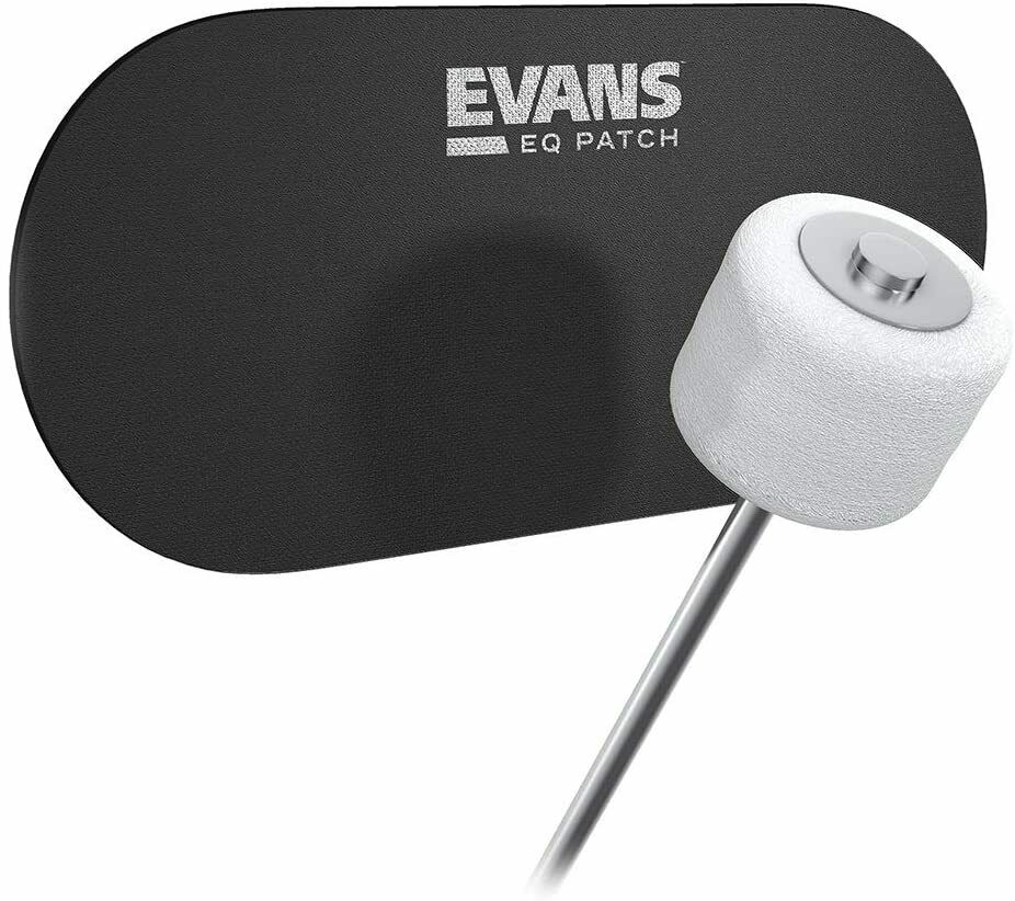 Evans Double Pedal Kick Pads To Extend The Life Of Bass Drum Head Nylon Patch X2